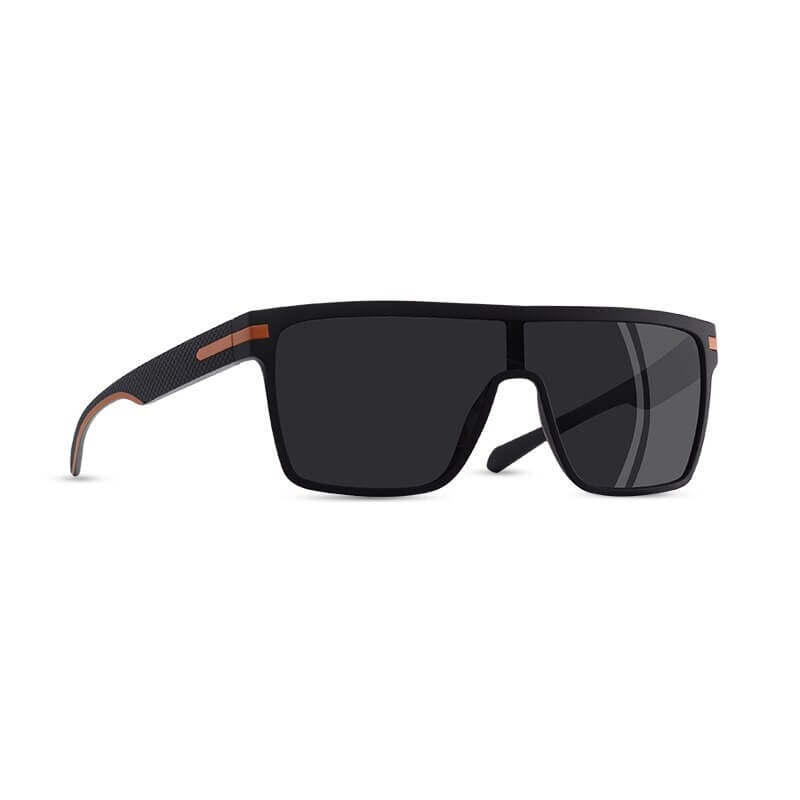 Stylish male oversized square sunglasses with flexible frame, unisex design, UV400 TAC lenses, for ultimate sun protection.